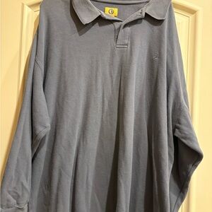 Vintage Duck Head Gray Long Sleeve Polo Shirt